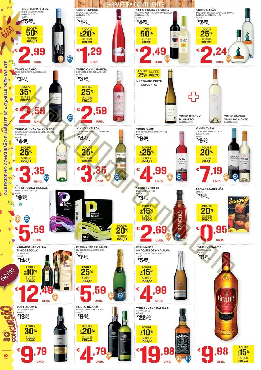 Antevisão Folheto CONTINENTE Promoções de 18 a 