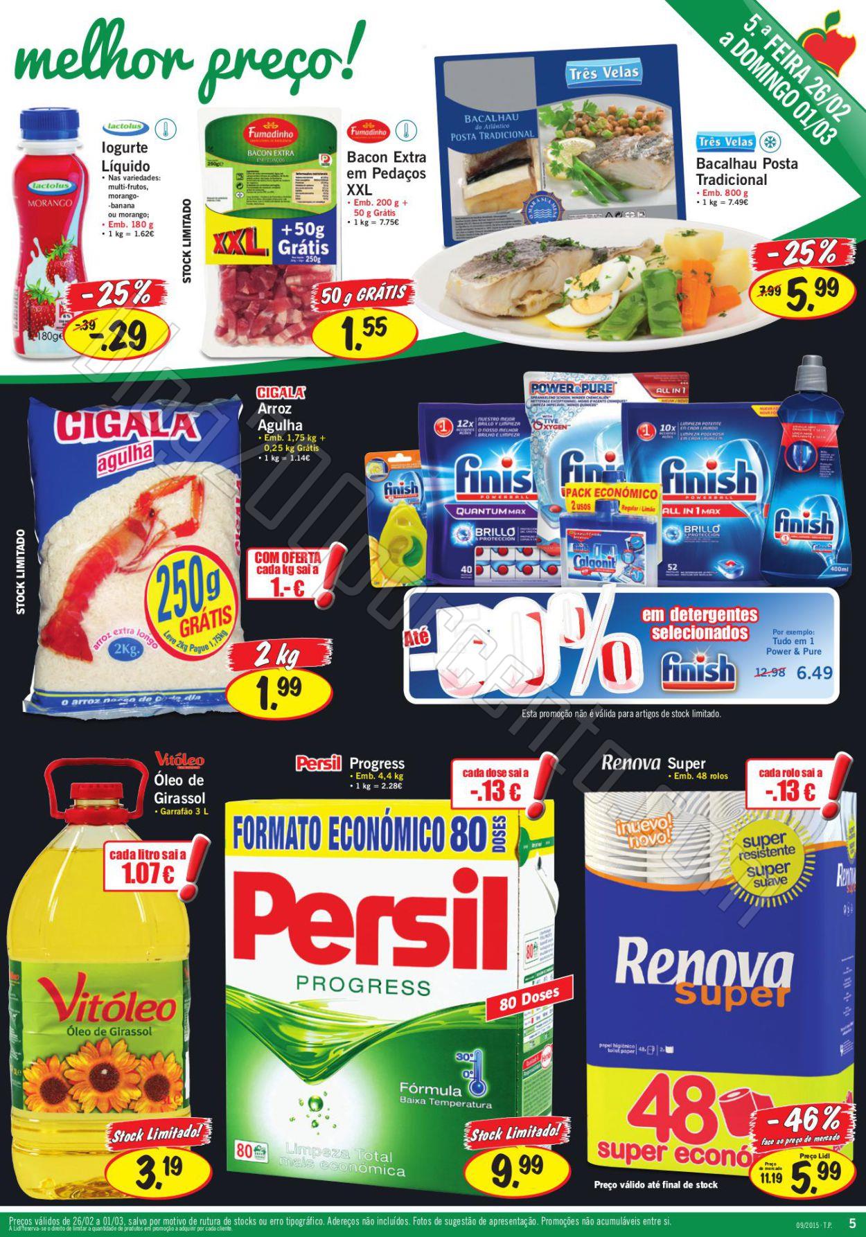 Antevisão Folheto LIDL promoções de 26 fevereir