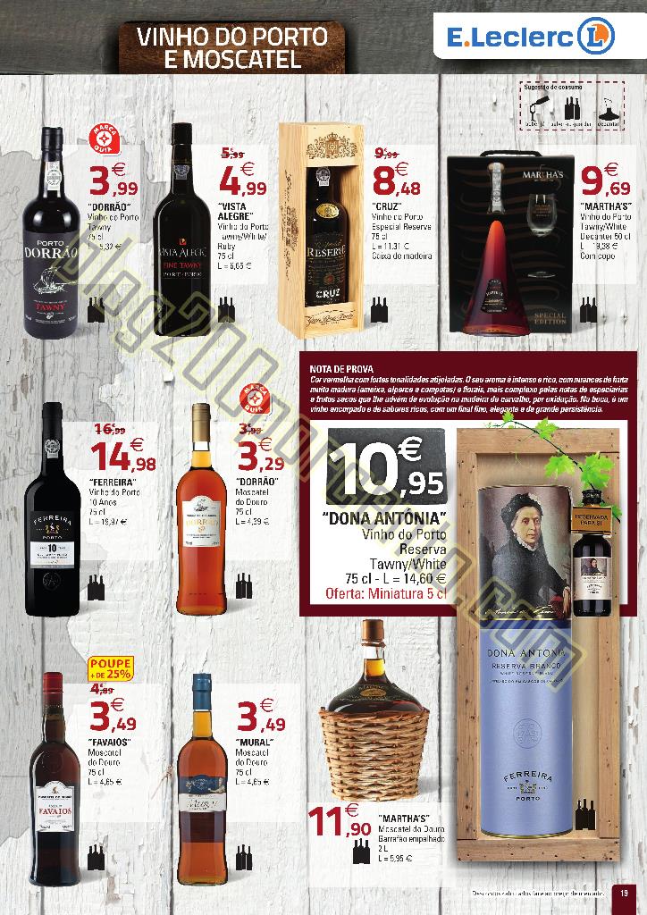 Antevisão Folheto E-LECLERC Vinhos de 29 setembro