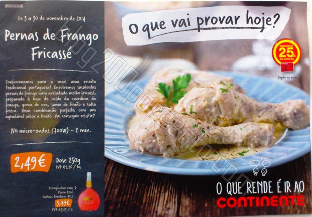 Novo Folheto CONTINENTE Take-away até 30 novembro