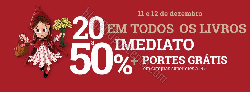 Até 50% desconto + oferta portes BERTRAND dias 11