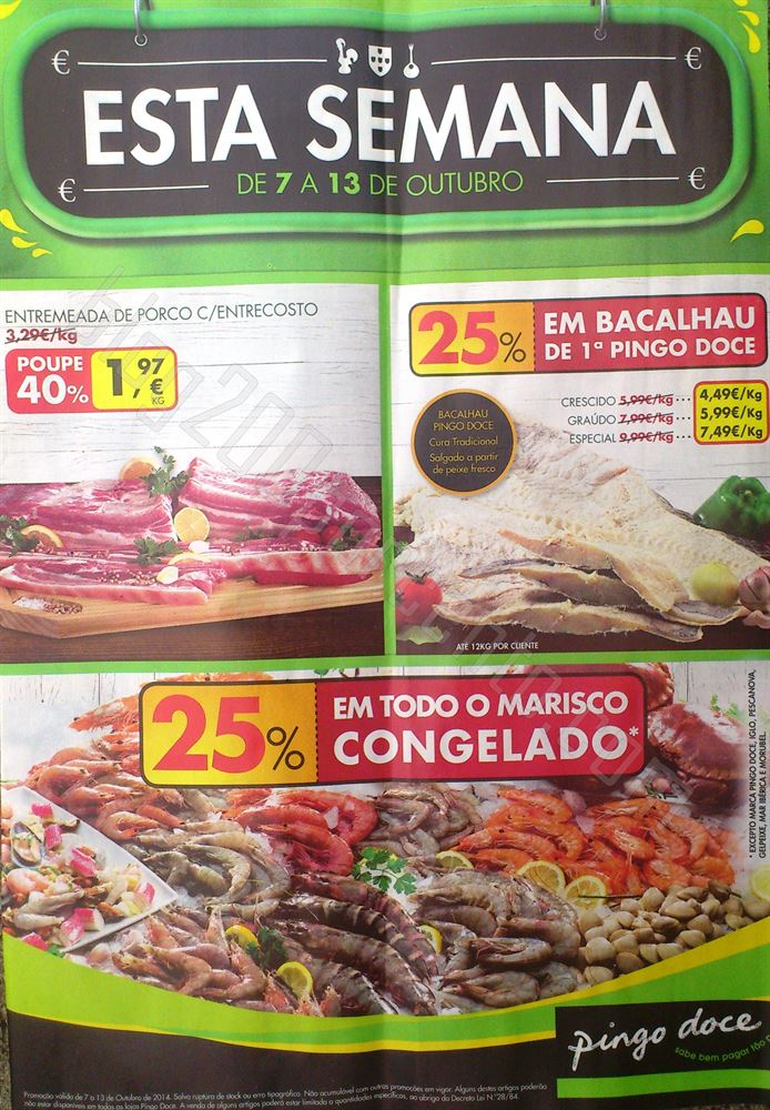 Antevisão Folheto PINGO DOCE de 7 a 13 outubro