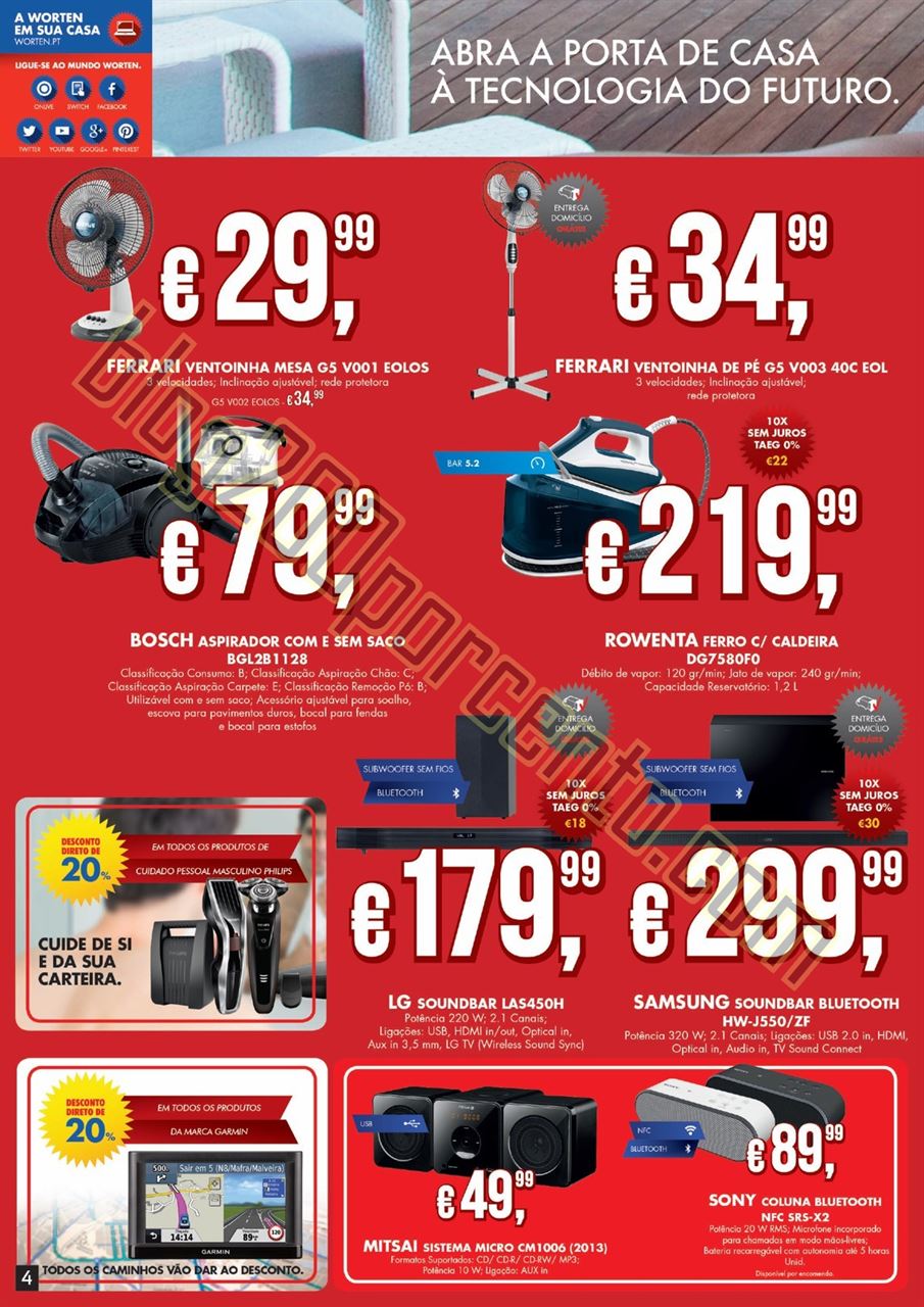 Novo Folheto WORTEN Promoções de 15 a 28 julho p