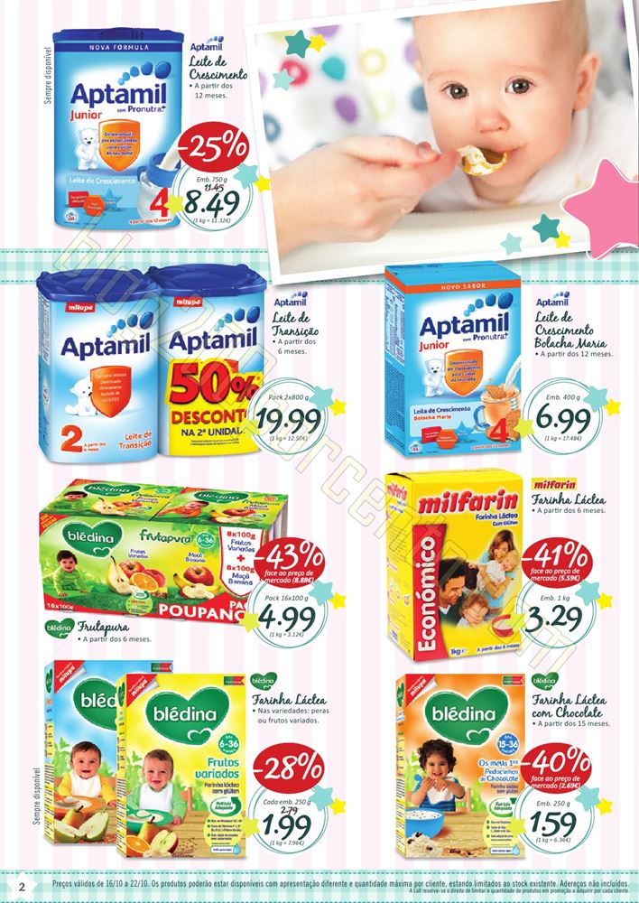 Antevisão Folheto LIDL de 16 a 22 outubro - Bebé