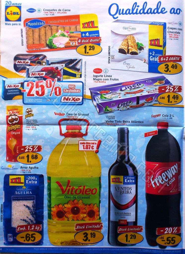 Antevisão Folheto LIDL Promoções de 12 a 18 mar