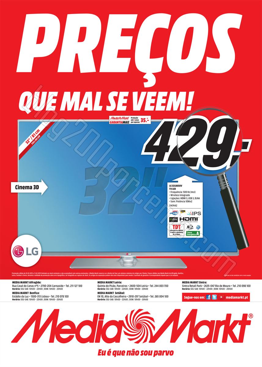 Antevisão Folheto MEDIA MARKT Centro de 5 a 11 fe