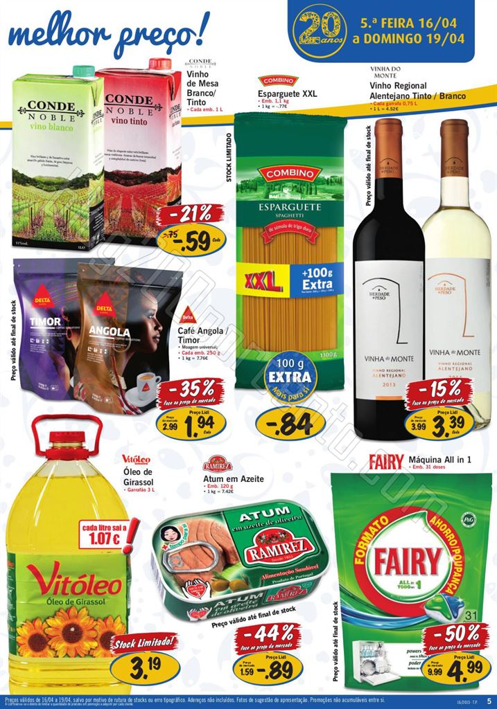Antevisão Folheto LIDL Promoções de 16 a 22 abr