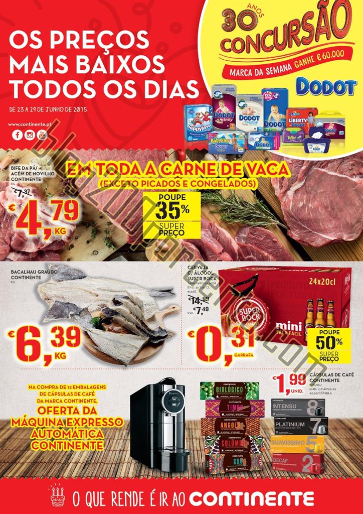 Antevisão Folheto CONTINENTE Promoções de 23 a 