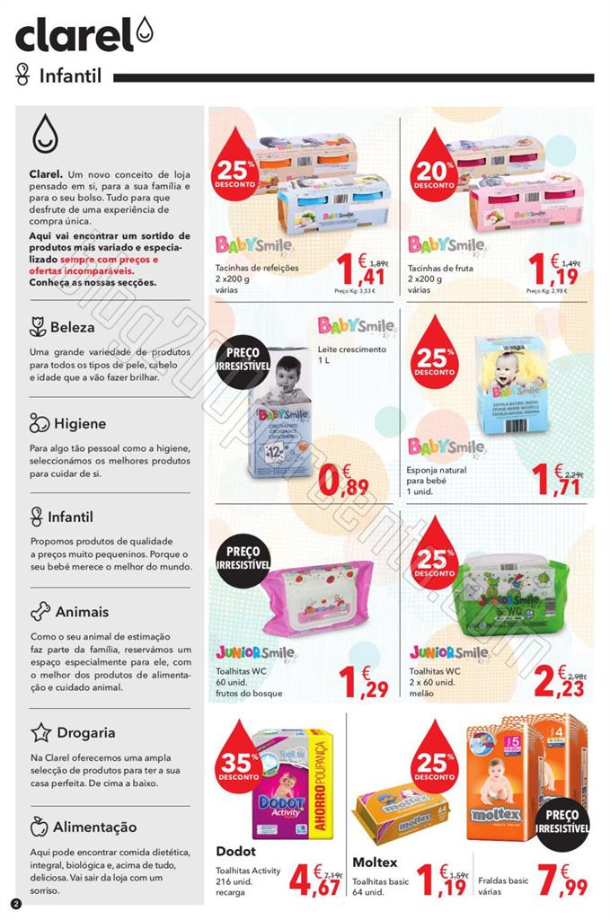 Antevisão Folheto CLAREL Promoções de 2 a 15 ab