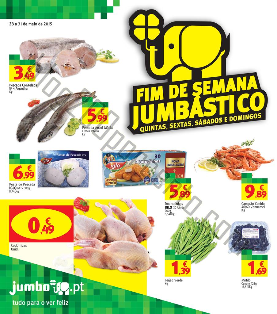 Antevisão Folheto JUMBO Fim de Semana de 28 a 31 