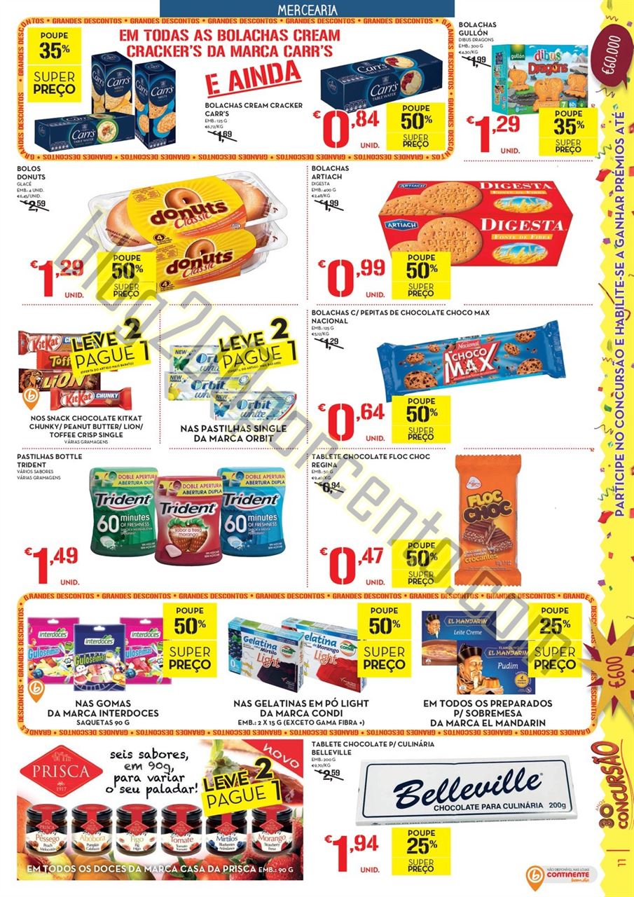 Antevisão folheto CONTINENTE promoções de 14 a 