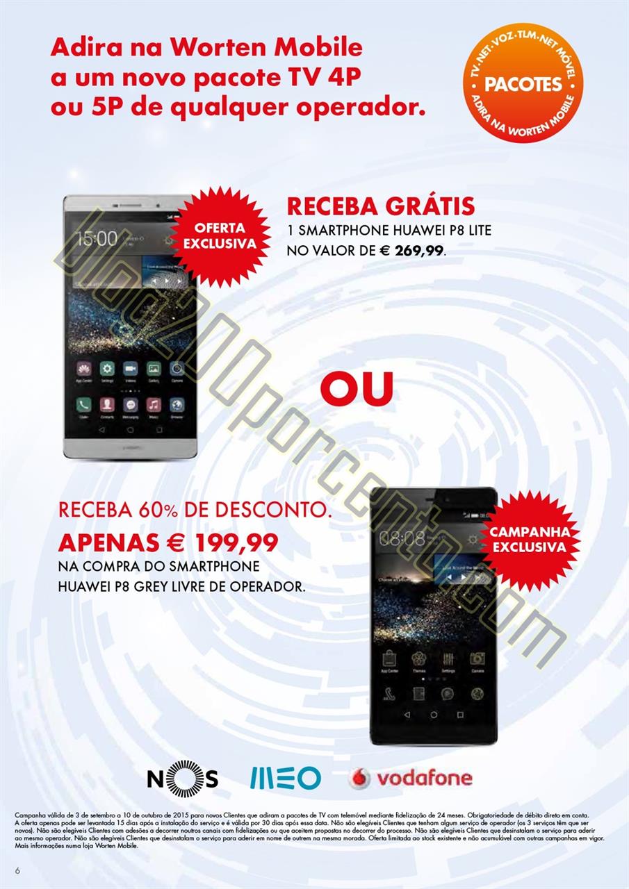 Antevisão Folheto WORTEN MOBILE de 3 setembro a 1