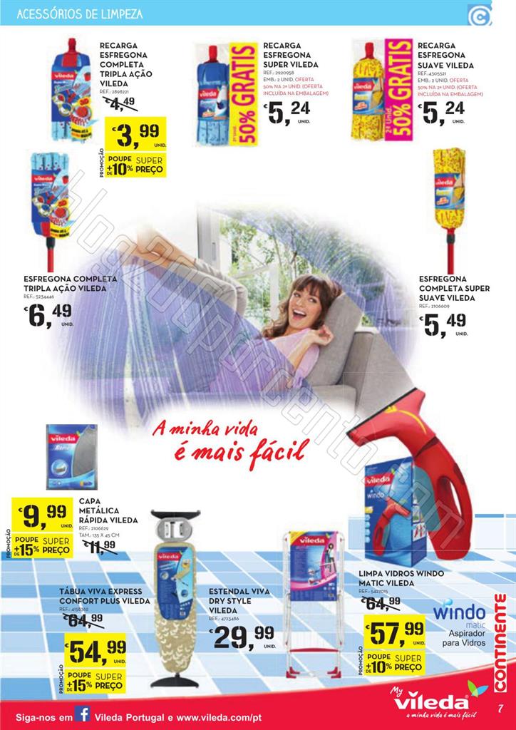 Antevisão Folheto CONTINENTE Limpeza de 3 a 15 ma