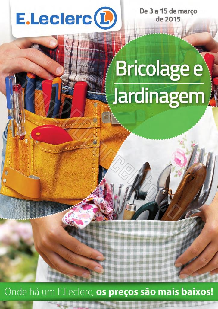 Antevisão Folheto E-LECLERC Bricolage de 3 a 15 m
