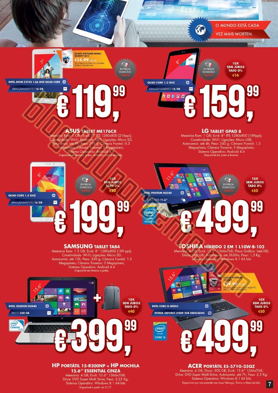 Novo Folheto WORTEN Promoções de 15 a 28 julho p