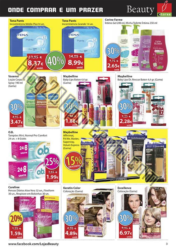 Novo Folheto BEAUTY STORES Promoções de 22 junho