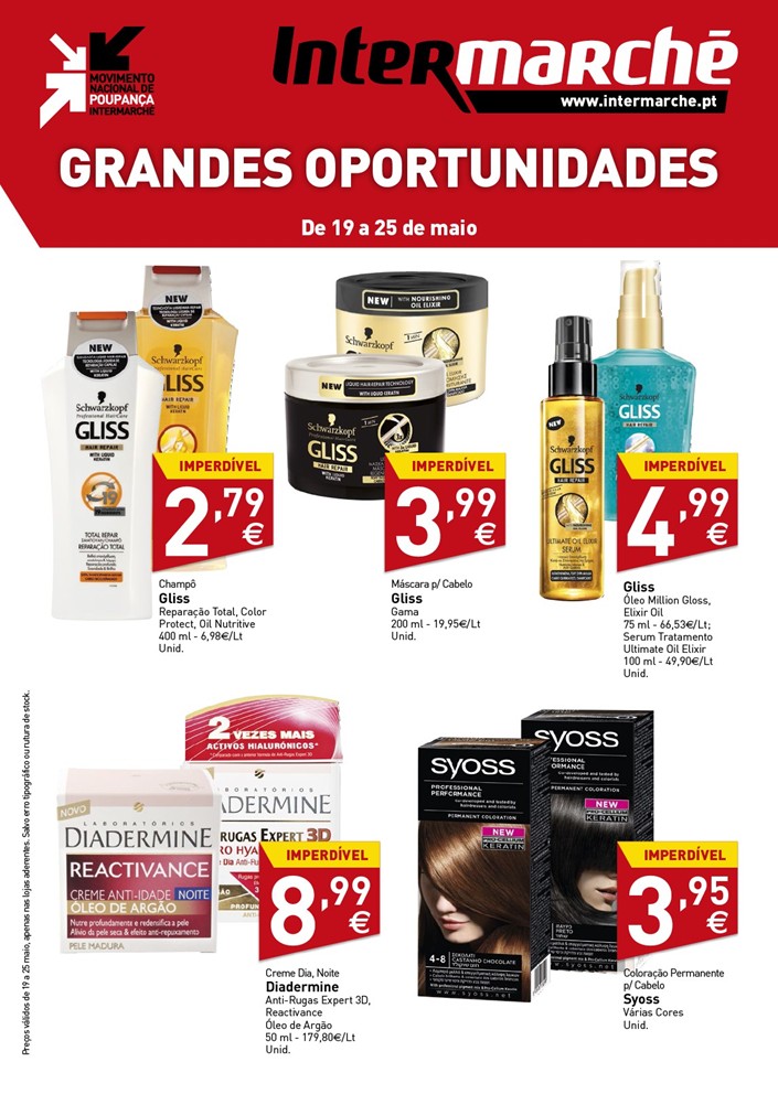 Oportunidades INTERMARCHÉ de 19 a 25 maio