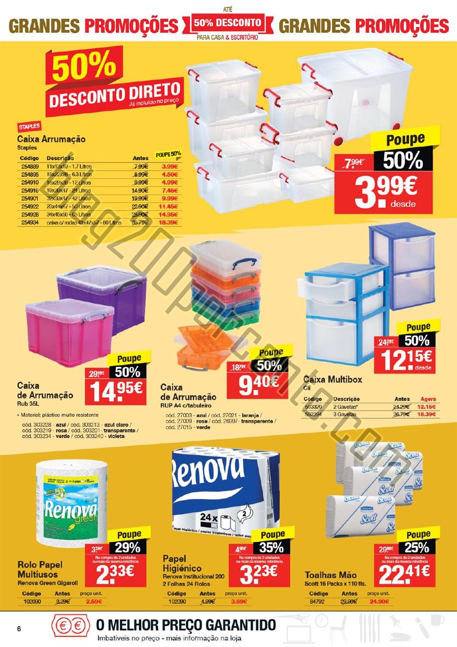 Antevisão Folheto STAPLES Promoções de 15 outub