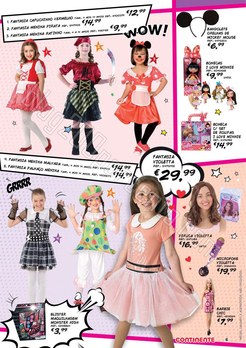 Antevisão Folheto CONTINENTE Carnaval de 3 a 17 f