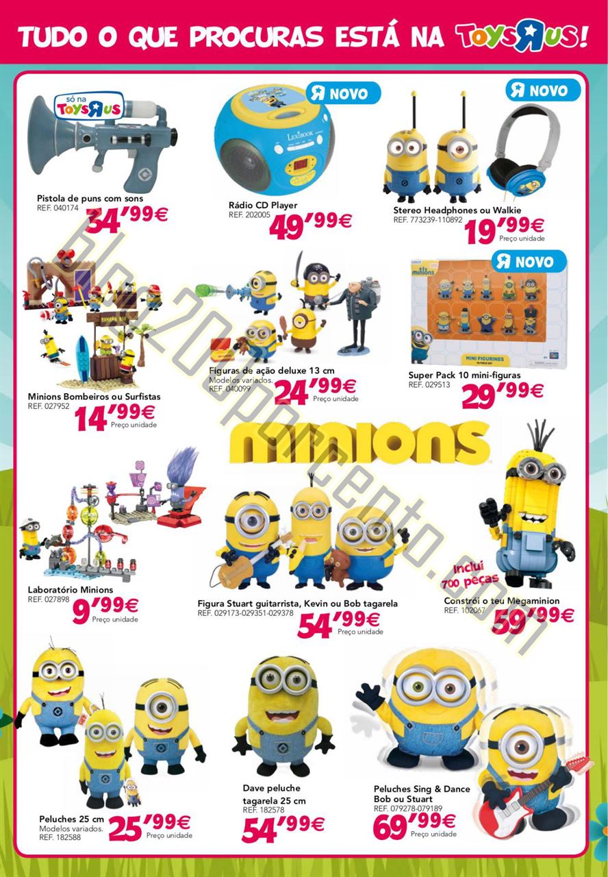 Novo Folheto TOYSRUS Promoções de 16 a 26 julho 