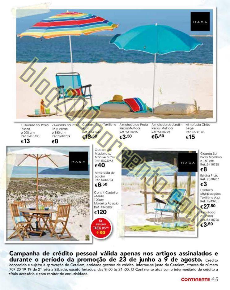 Antevisão Folheto CONTINENTE Férias de verão de