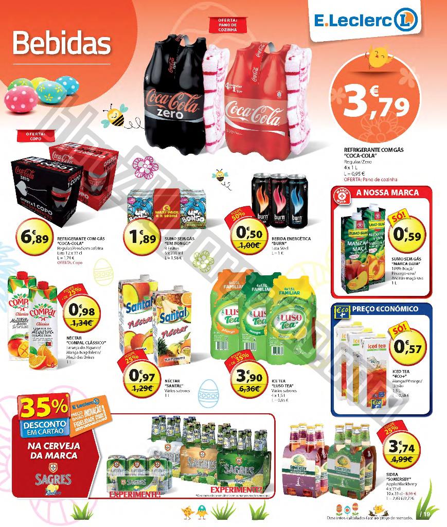 Antevisão Folheto E-LECLERC Páscoa de 24 março 