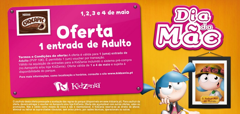 Voucher | NESTLÉ | entrada Kidzania - só imprimir !
