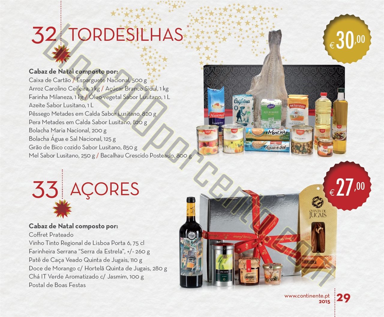 Folheto Natal CONTINENTE Cabazes Natal até 13 dez