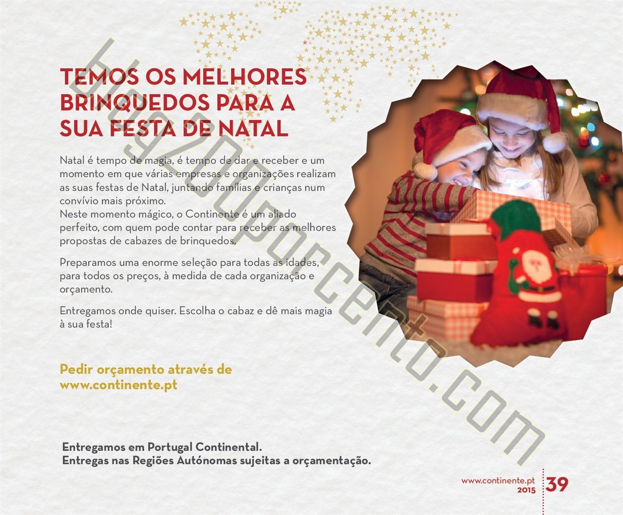 Folheto Natal CONTINENTE Cabazes Natal até 13 dez
