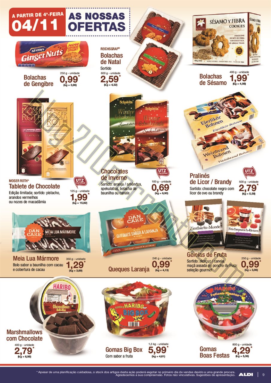 Antevisão Folheto ALDI promoções a partir de 4 