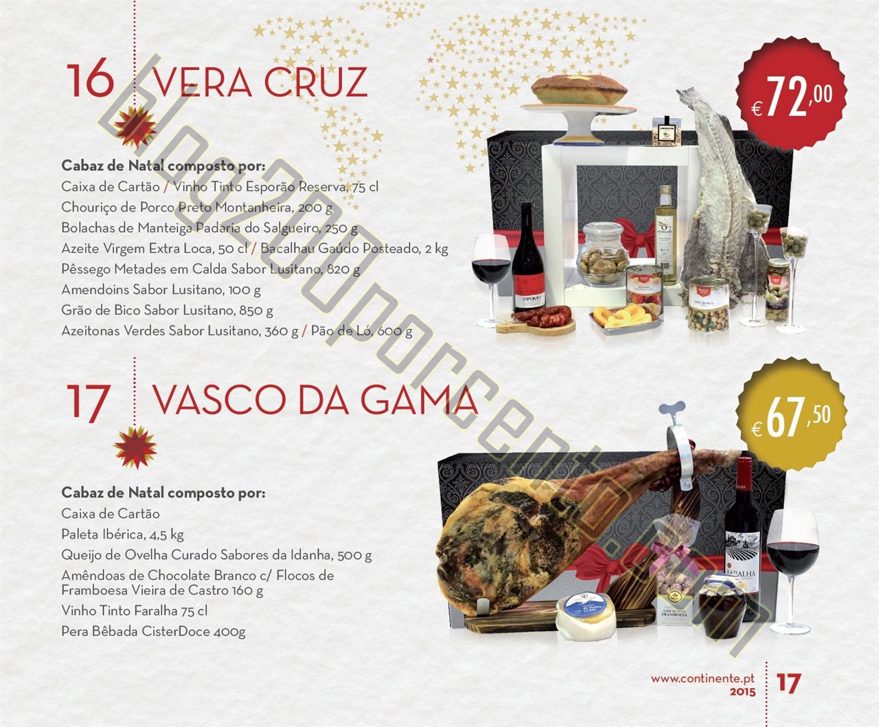 Folheto Natal CONTINENTE Cabazes Natal até 13 dez