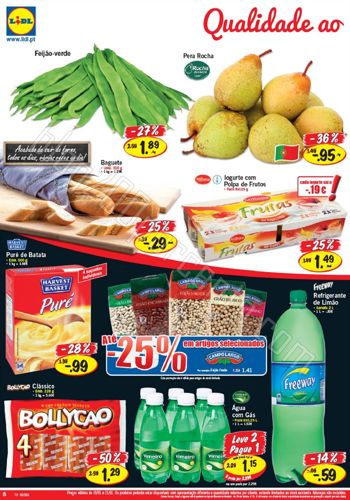 Antevisão Folheto LIDL Promoções de 15 a 21 jan