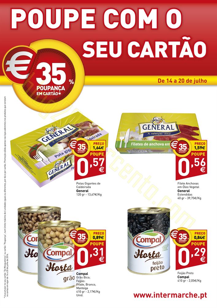 Promoções Intermarché de 14 a 20 julho - Enlatados