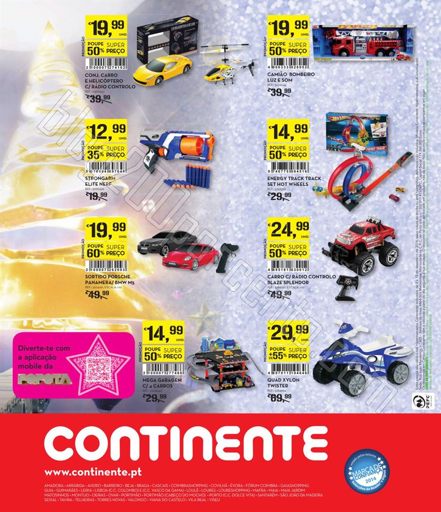 Antevisão Folheto CONTINENTE Brinquedos de 2 a 15