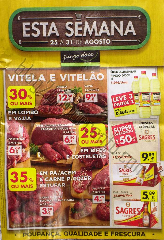 Antevisão folheto PINGO DOCE Promoções de 25 a 