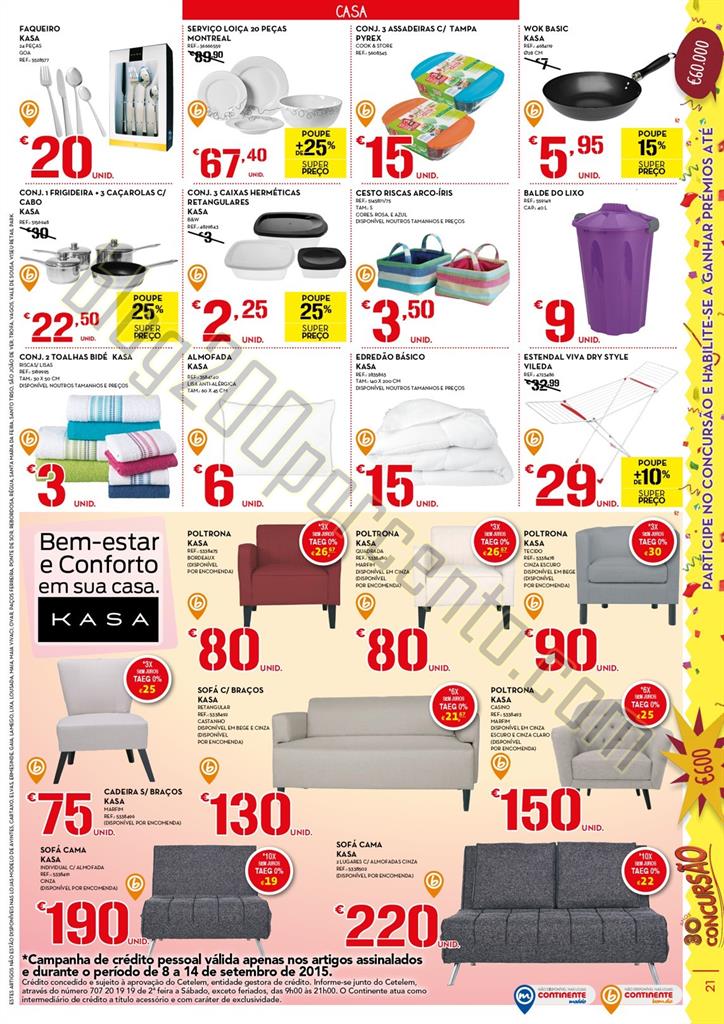Antevisão Folheto CONTINENTE Promoções de 8 a 1
