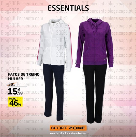 46% de desconto | SPORT ZONE | Fatos de treino