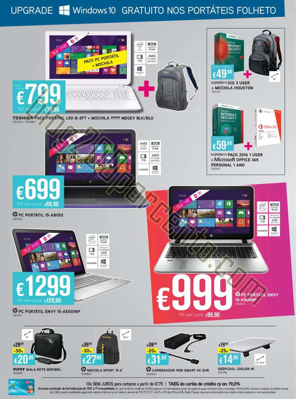 Novo Folheto RADIO POPULAR Promoções de 24 agost