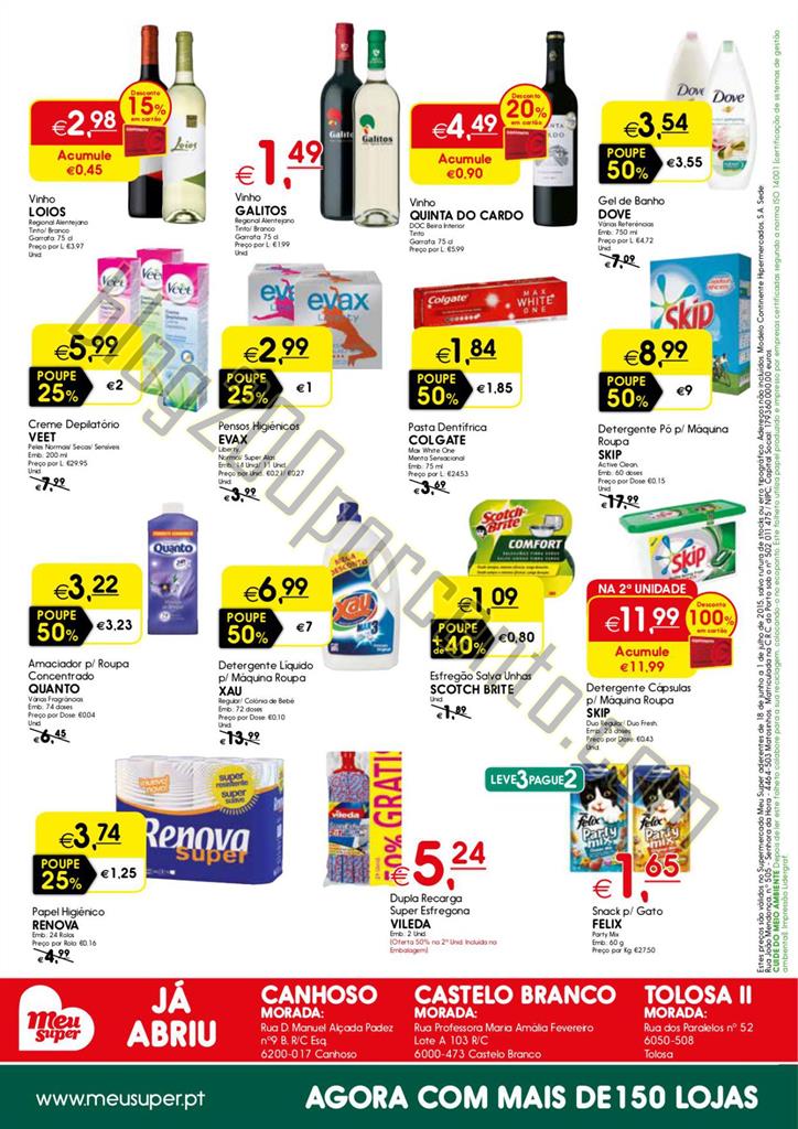 Antevisão Folheto MEU SUPER Promoções de 18 jun