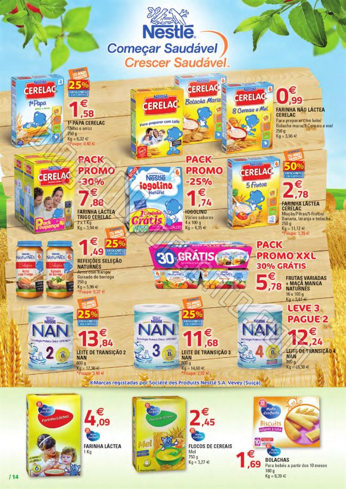 Antyevisão Folheto E-LECLERC Nacional Bebé de 13