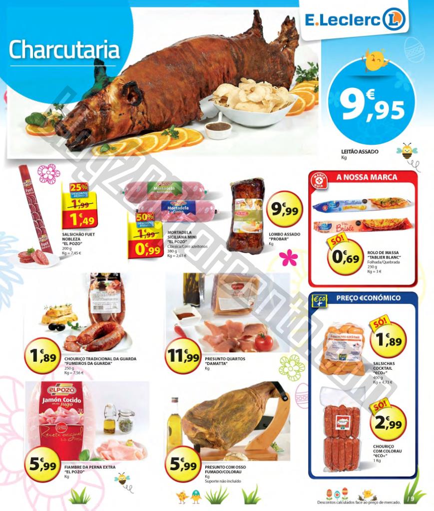 Antevisão Folheto E-LECLERC Páscoa de 24 março 