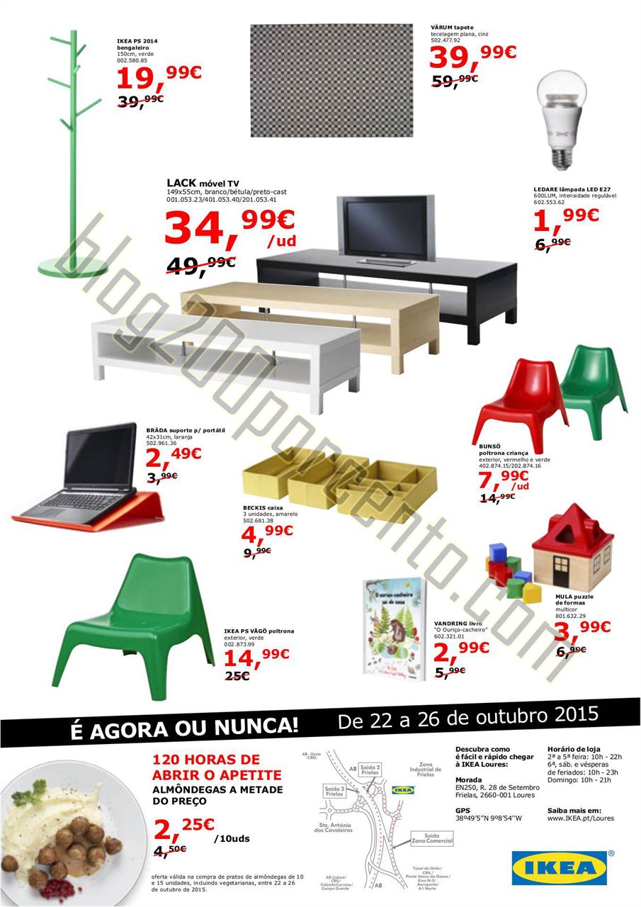 Antevisão 120 horas de saldos IKEA Loures de 22 a