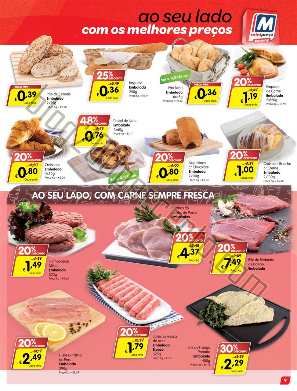 Antevisão Folheto MINIPREÇO Parking de 8 a 14 ou