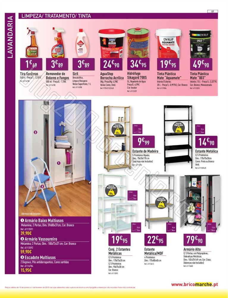 Antevisão Folheto BRICOMARCHÉ de 15 janeiro a 1 