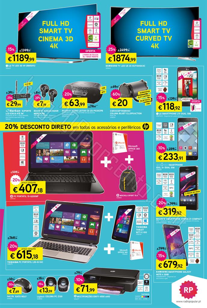 Antevisão Folheto RADIO POPULAR Promoções de 30
