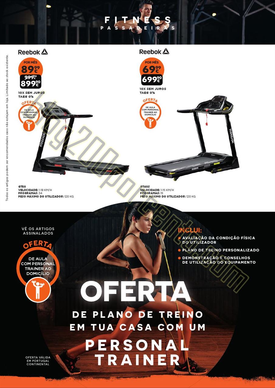 Antevisão Folheto SPORT ZONE Fitness de 8 outubro