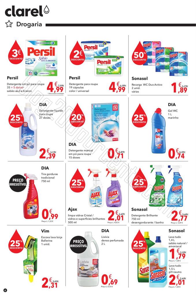 Antevisão Folheto CLAREL Promoções de 2 a 15 ab