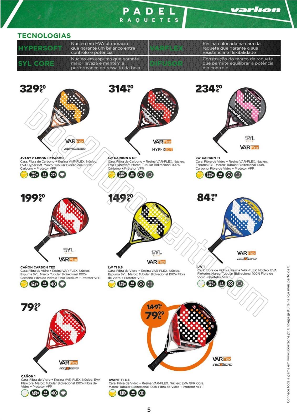 Novo Folheto SPORT ZONE Ténis de 27 abril a 1 jun