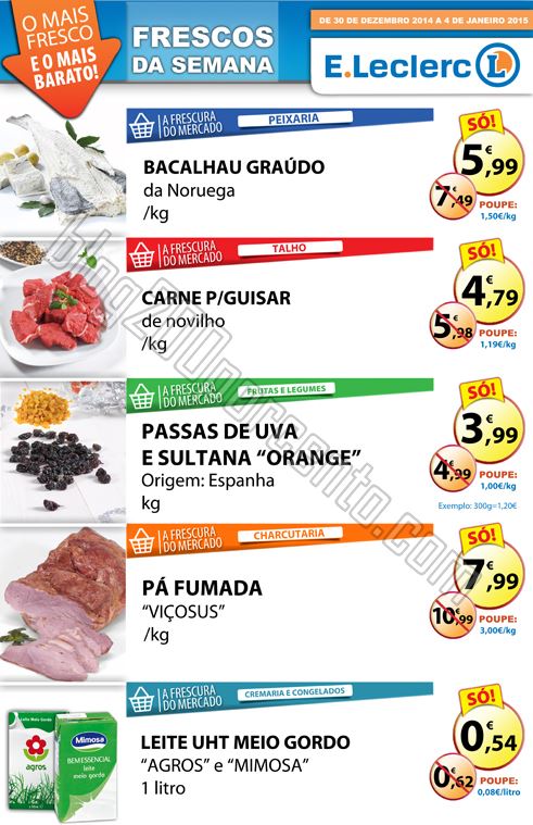 Promoções da Semana E-LECLERC Chaves de 29 dezem