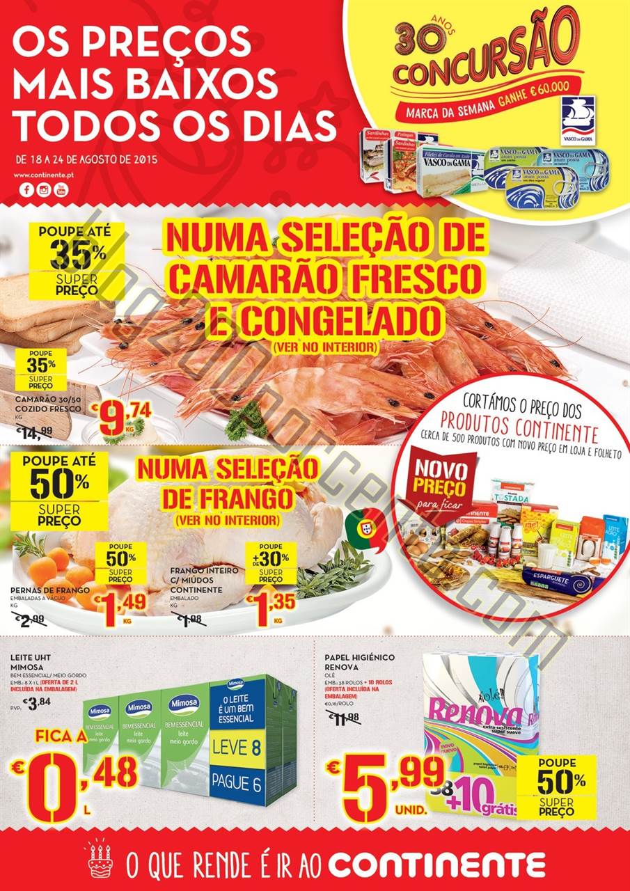 Antevisão Folheto CONTINENTE Promoções de 18 a 